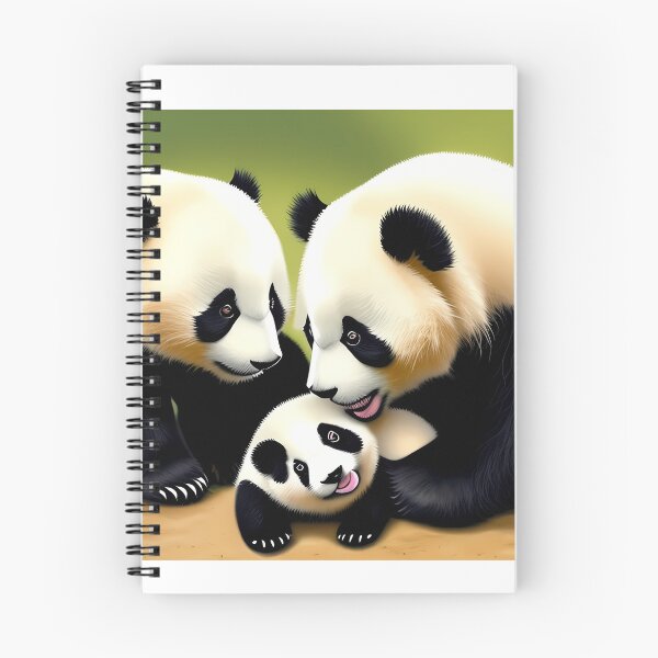 Item preview, Panda Family Bonding Scene designed and sold by tezoicelv.