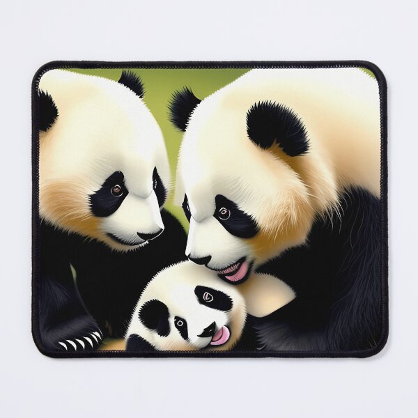 Item preview, Panda Family Bonding Scene designed and sold by tezoicelv.