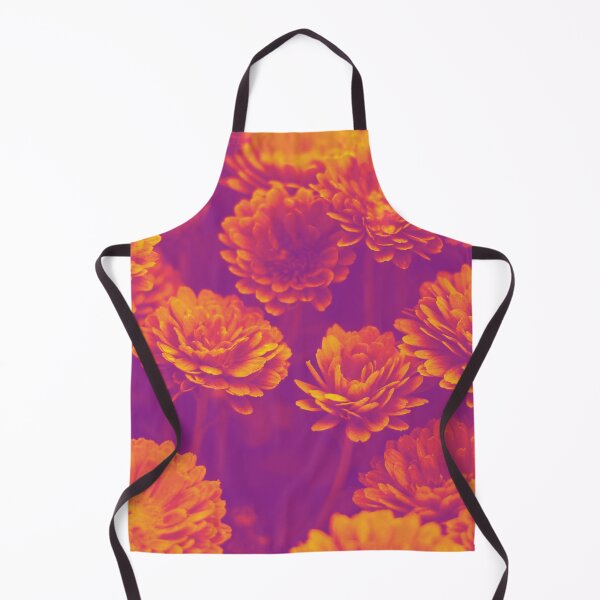 Item preview, Psychedelic Aesthetic Flowers in Orange and Violet designed and sold by Trish Dish.