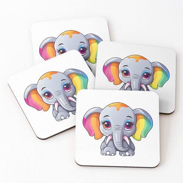 Item preview, LGBT Pride Elephant Artwork designed and sold by catalystplanet.