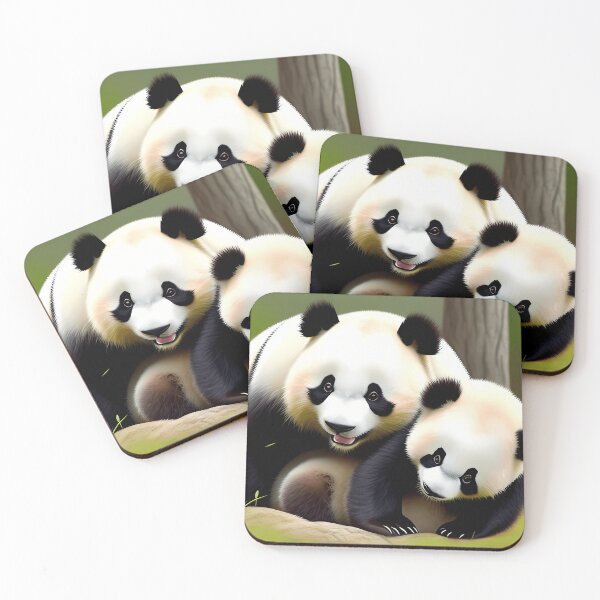 Item preview, Panda Family Bonding Scene designed and sold by tezoicelv.
