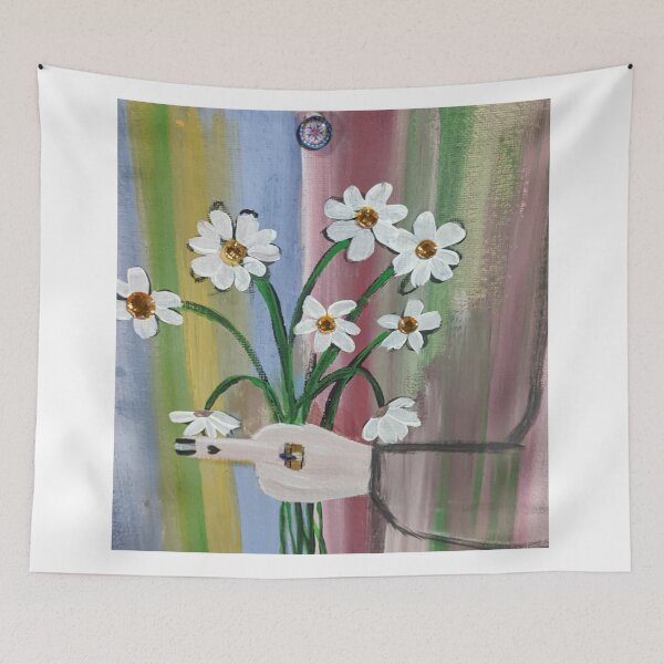 Item preview, Getting flowers painting designed and sold by SilverSister70.