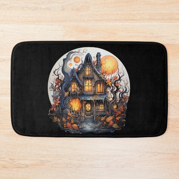 Item preview, Haunted House, Spooky Halloween House, Scary Old House  designed and sold by Rroliver.