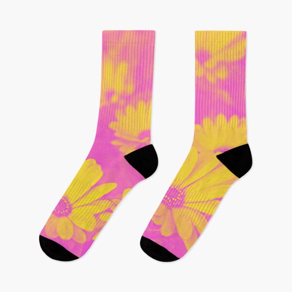 Item preview, Dorm Room Pink Art - Color Trip Psychedelic Aesthetic Daisies designed and sold by Trish Dish.