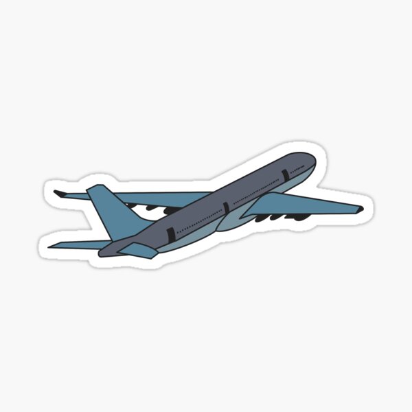 Item preview, Plane (travel sticker) designed and sold by Natalie-Mikac.