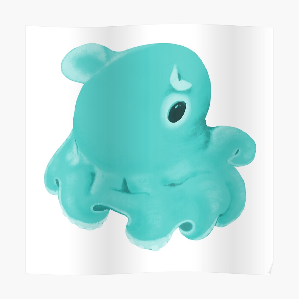 Sticker Teal Dumbo Octopus Par Alishaober Redbubble