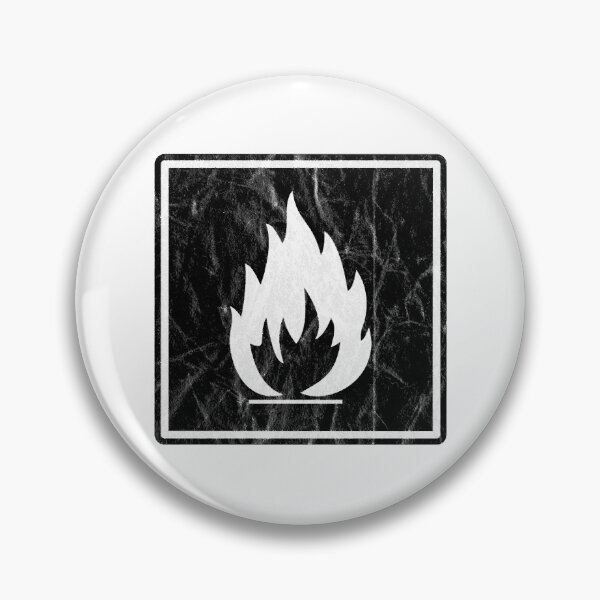 Item preview, Flammability Hazard - Hot Stuff - vintage white black designed and sold by claire-webb.