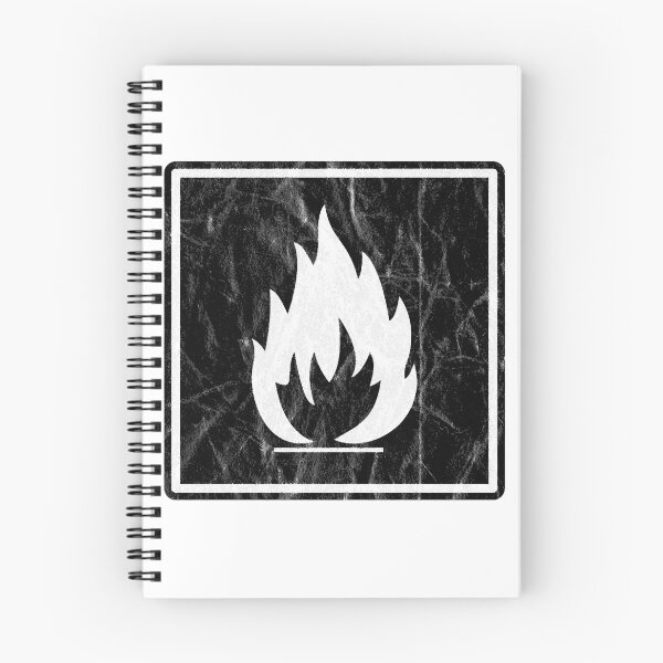 Item preview, Flammability Hazard - Hot Stuff - vintage white black designed and sold by claire-webb.