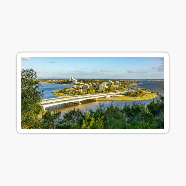 Item preview, Narrows Bridge, Mill Point, Swan River, Perth, Western Australia designed and sold by rossacampbell.