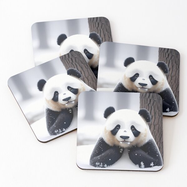Item preview, Panda in Winter Wonderland designed and sold by jalermeycely.