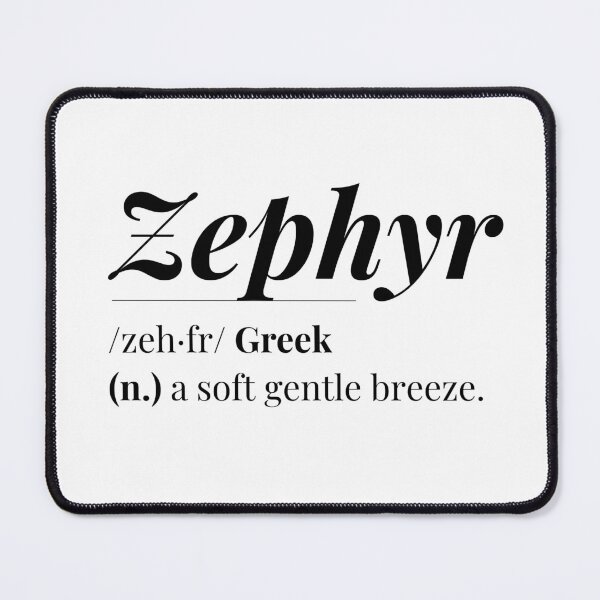 Item preview, Zephyr Word Definition designed and sold by Feather n' Ink.