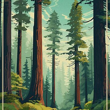 Artwork thumbnail, California Redwoods by Lonemoth
