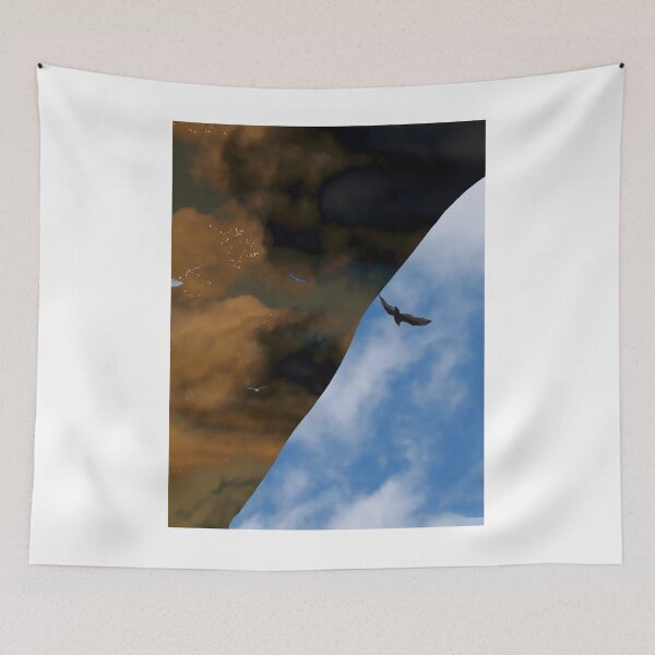 Item preview, birds blue sky and storms Hardcover Journal 	 designed and sold by uobqpnnejb50.
