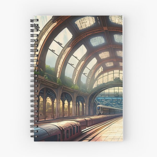 Item preview, Retro-Futuristic Transit Hub designed and sold by LunaLush.