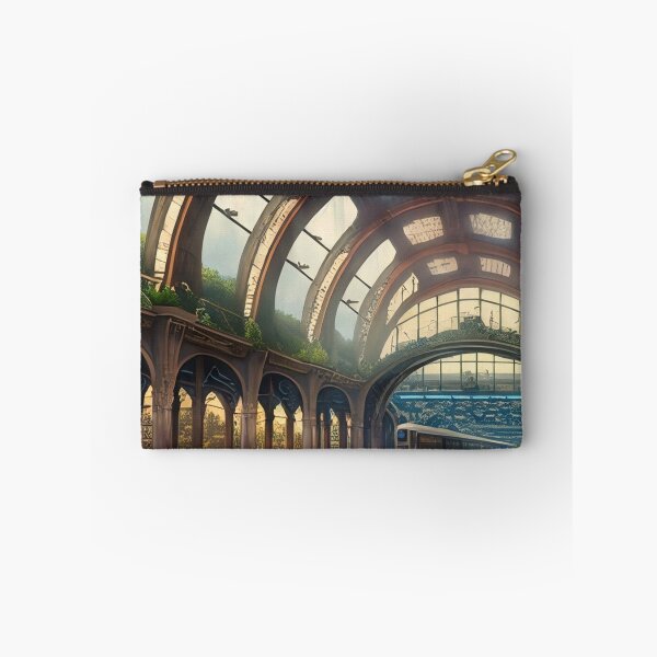 Item preview, Retro-Futuristic Transit Hub designed and sold by LunaLush.