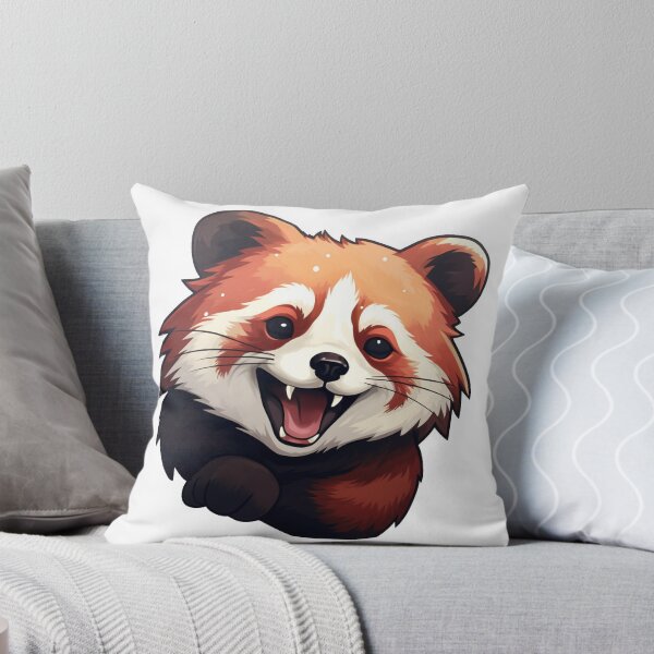 Item preview, Smiling Red Panda Head designed and sold by Pop-Galore.