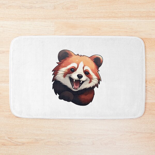 Item preview, Smiling Red Panda Head designed and sold by Pop-Galore.