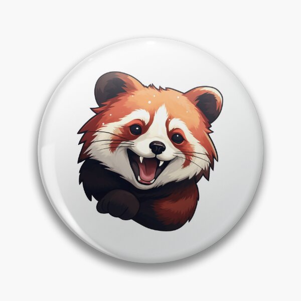 Item preview, Smiling Red Panda Head designed and sold by Pop-Galore.