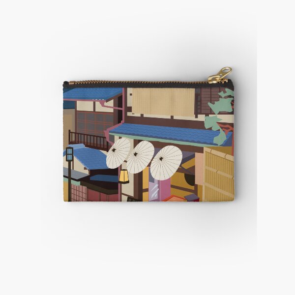 Item preview, Art Deco inspired travel poster - kyoto Japan designed and sold by MariOyama.