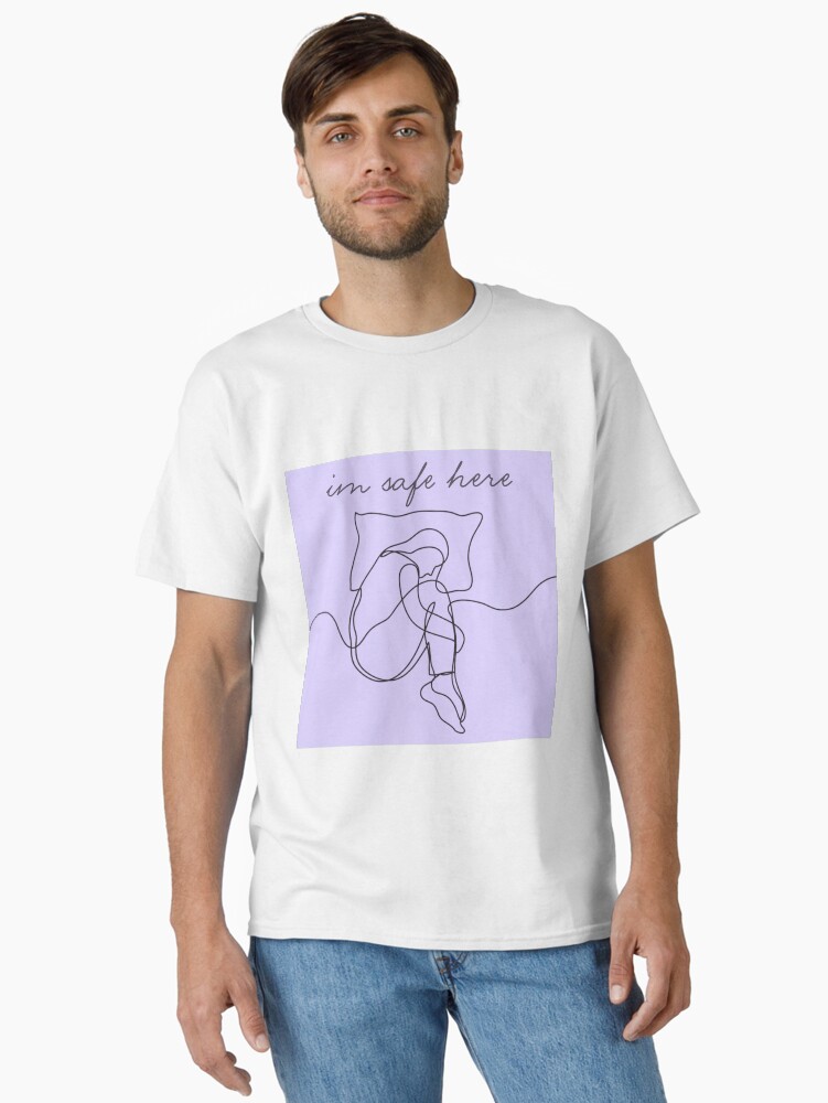 Thumbnail 2 of 7, Classic T-Shirt, im safe here designed and sold by imsafehere.