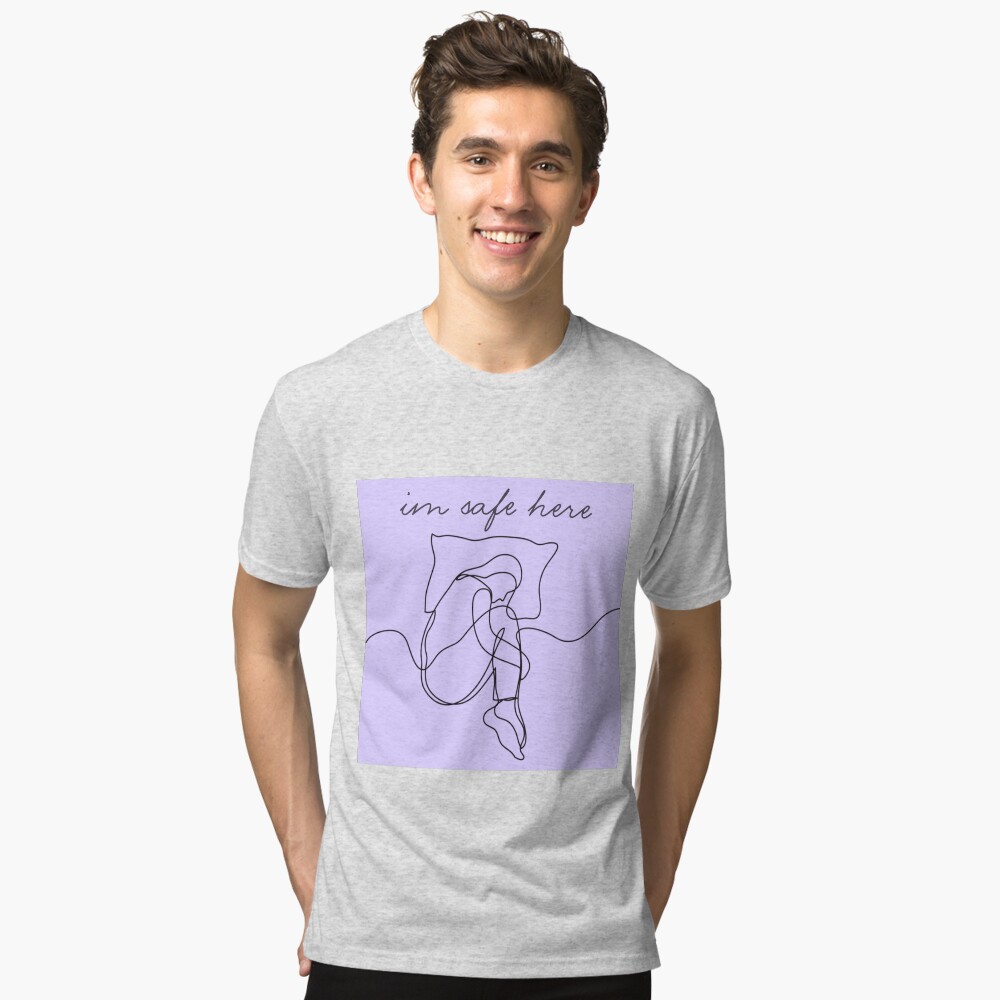 Item preview, Tri-blend T-Shirt designed and sold by imsafehere.