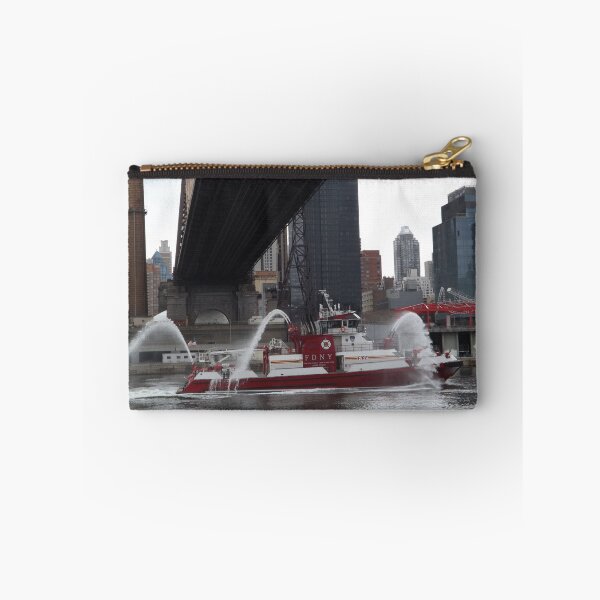 Item preview, Fire Department New York Fire Boat, East River, 59th Street Bridge, New York City designed and sold by lenspiro.