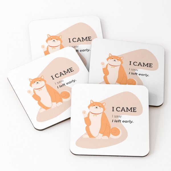 Item preview, I Came I Saw I Left Early Cute Cat Introvert  designed and sold by ColdPhelps.