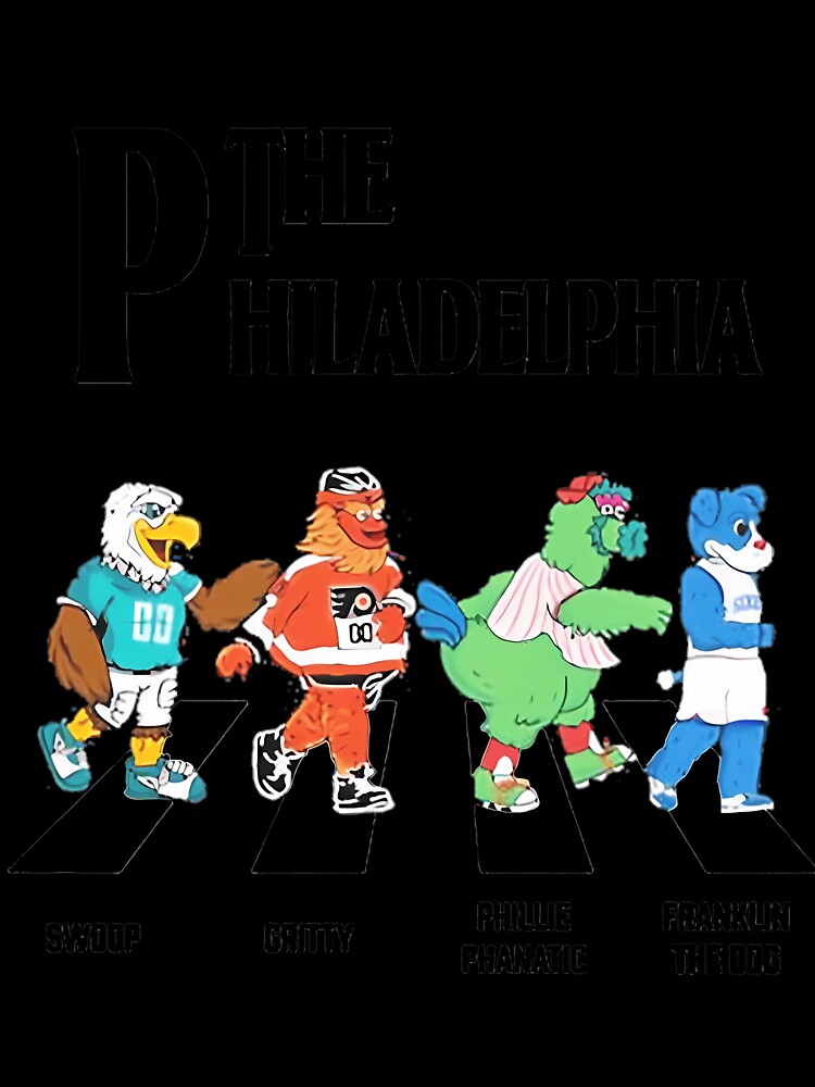 Gritty, Swoop, Phillie Phanatic and Franklin  Philly eagles, Philadelphia  eagles football, Philadelphia eagles