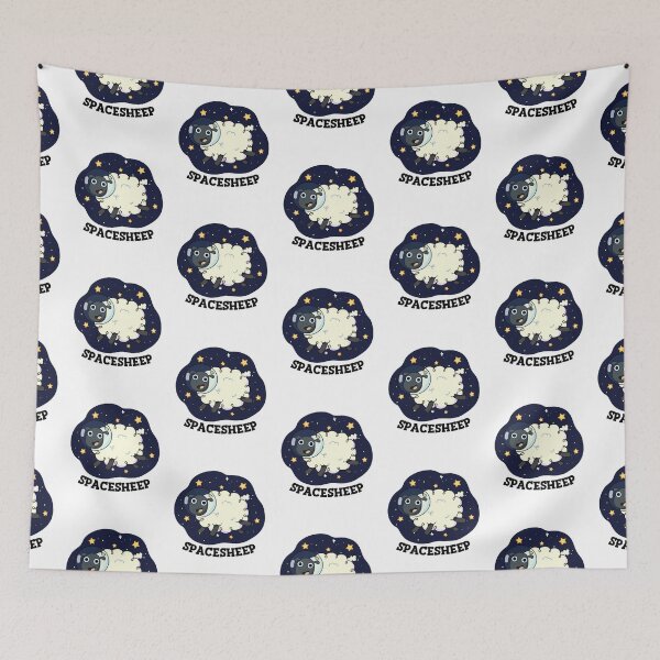 Item preview, Space Sheep Funny Astronaut Sheep Puns  designed and sold by punnybone.