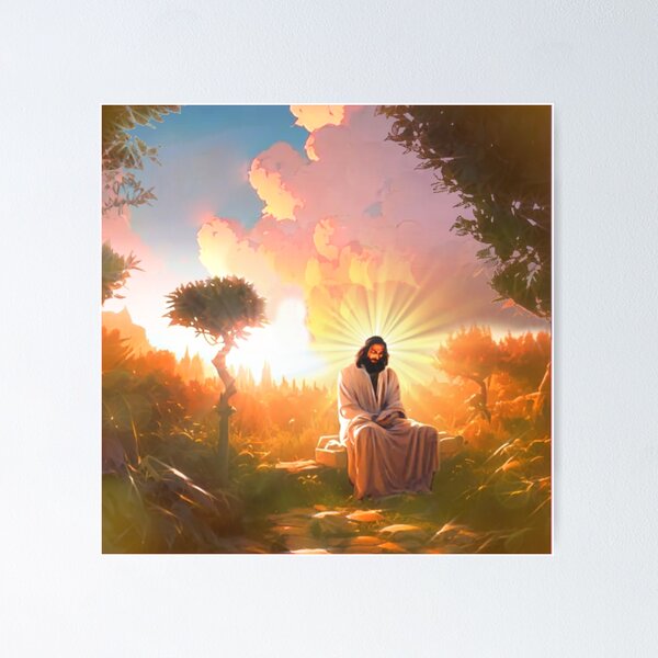 Item preview, Jesus Praying in the Garden of Gethsemane designed and sold by Cristina Victoria.