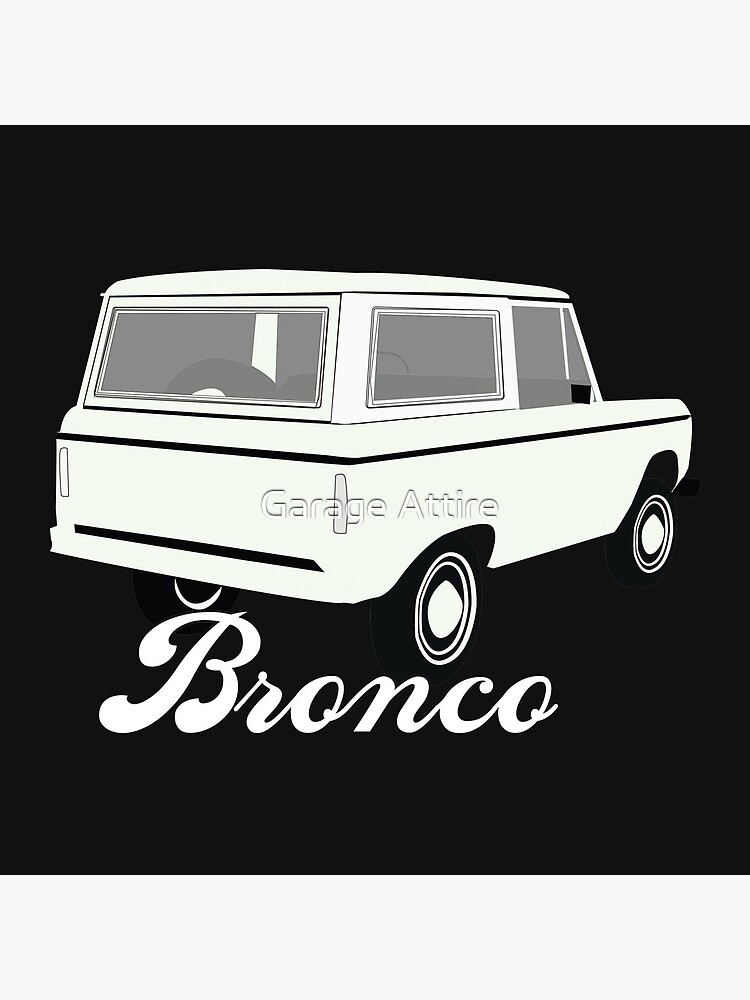 "Classic Ford Bronco Clock" Clock by danahukee Redbubble