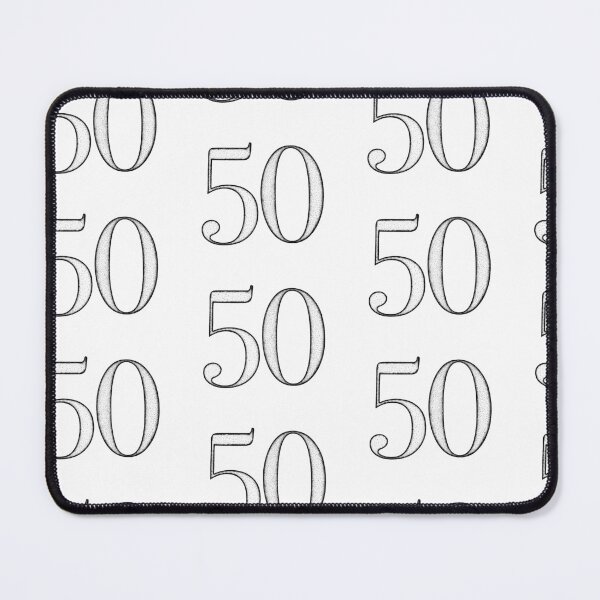 Item preview, Dotart/Dotwork illustration of Number 50 designed and sold by MagnetitaBySil.