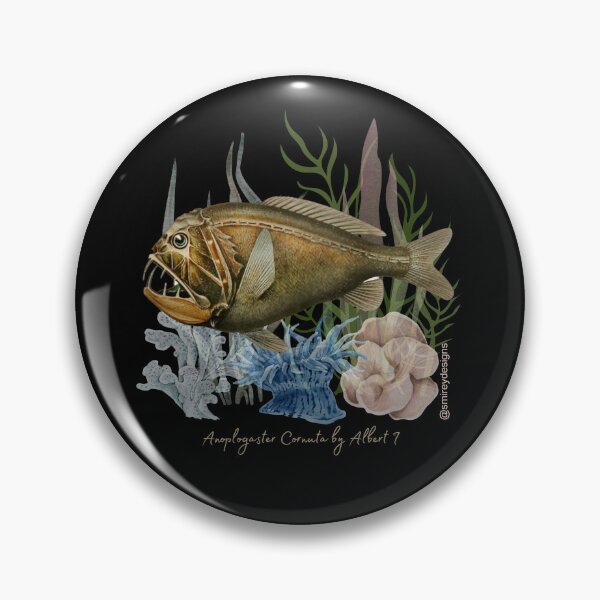 Item preview, Anoplogaster Cornuta by Albert I, Prince of Monaco designed and sold by smirey designs.