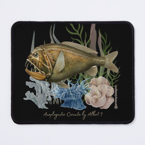 Item preview, Anoplogaster Cornuta by Albert I, Prince of Monaco designed and sold by smirey designs.