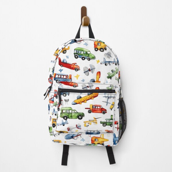 Item preview, Toy Cars, Trucks, and Airplanes in Watercolor – School Supplies at First Day of School designed and sold by ignasirus.