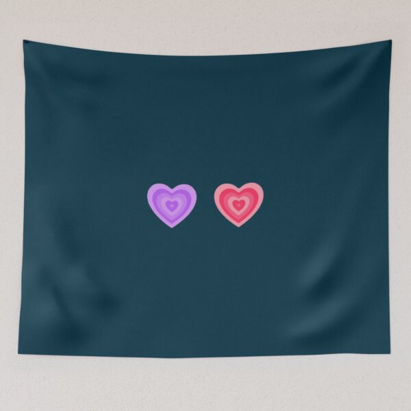 Item preview, Powerpuff pink and purple heart designed and sold by MugnCoffeex.