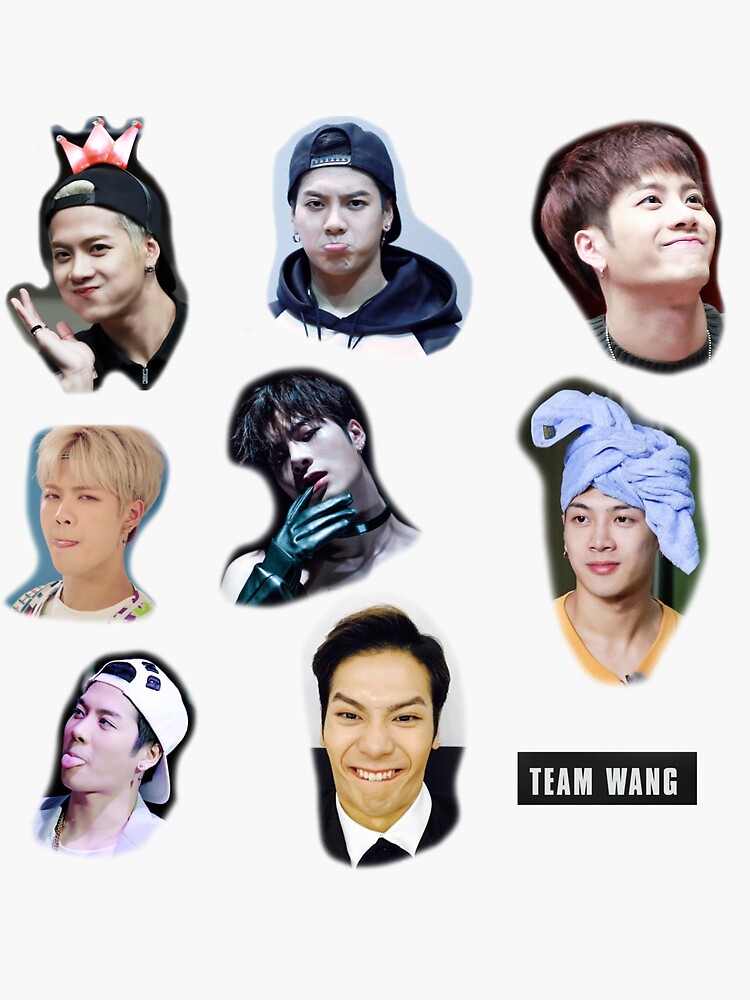 Jackson wang cute smile Sticker for Sale by Divya21