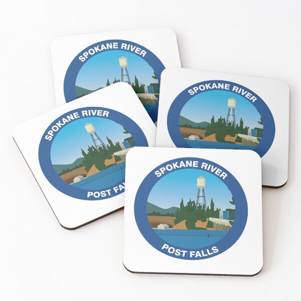 Item preview, Spokane River View of Post Falls designed and sold by kind-fish.