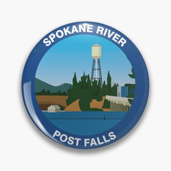 Item preview, Spokane River View of Post Falls designed and sold by kind-fish.