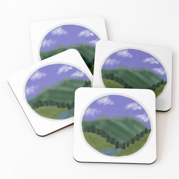 Item preview, Grassy Mountain Landscape designed and sold by southpaw324.