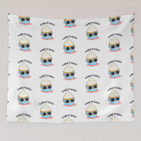Item preview, Cake It Easy Funny Cupcake Puns  designed and sold by punnybone.