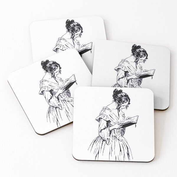 Item preview, Victorian Reader - White designed and sold by Timeknights.