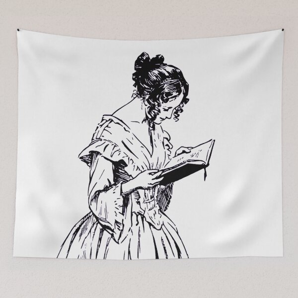 Item preview, Victorian Reader - White designed and sold by Timeknights.