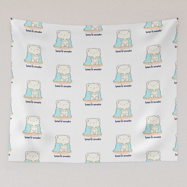 Item preview, Bearly Awake Funny Sleepy Bear Puns  designed and sold by punnybone.