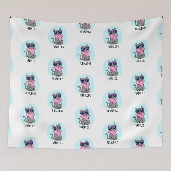 Item preview, Furbulous Funny Elegant Cat Puns  designed and sold by punnybone.