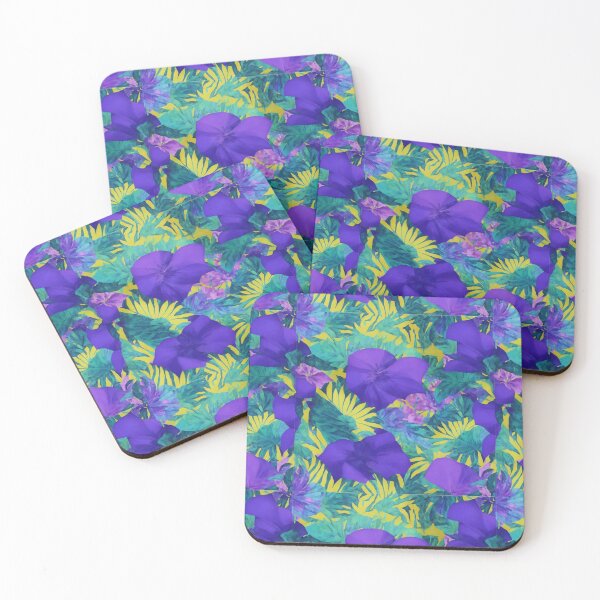 Item preview, Lavender Flower Tropics Pattern designed and sold by kaliburrito.