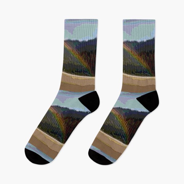 Item preview, Rainbow Over a Mountain in Alaska designed and sold by kristalcurt.