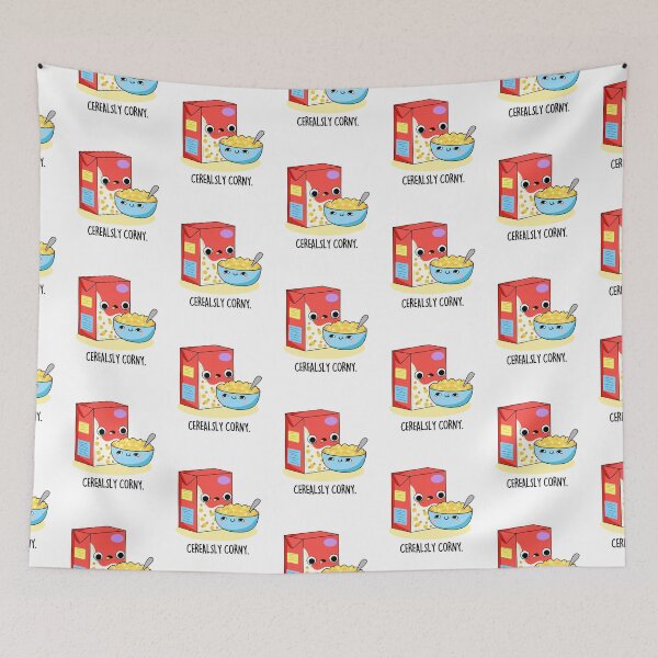 Item preview, Cerealsly Corny Funny Milk And Cereal Puns  designed and sold by punnybone.