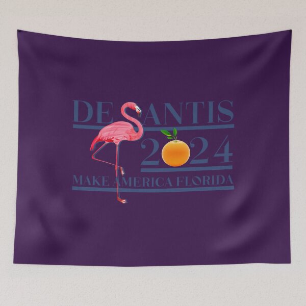 Item preview, DeSantis 2024 Make America Florida Flamingo   	 designed and sold by ajxaovjq6.