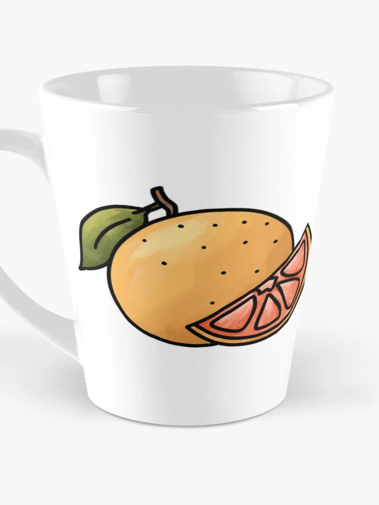 Aperçu 3 sur 4. Mug à café avec l'œuvre Pamplemousse créée et vendue par Reeseworks.